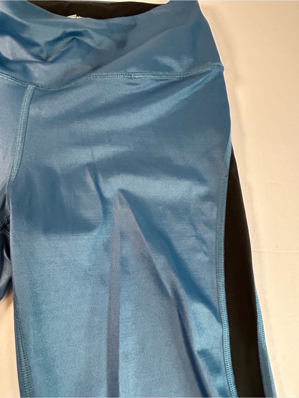 Victoria's Secret Sport Knockout Leggings  Teal Blue Shimmer - Picture 5 of 8